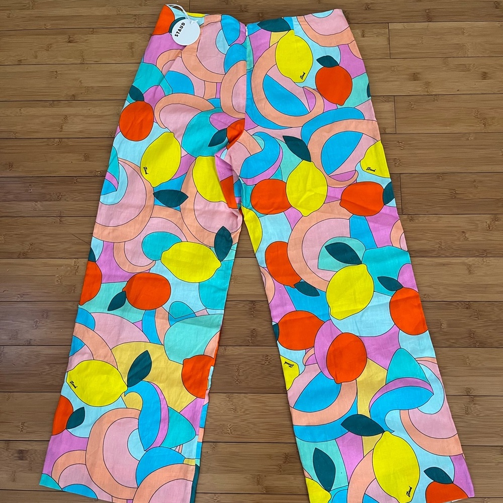 Staud Straight Leg Pants - Picture 5 of 5